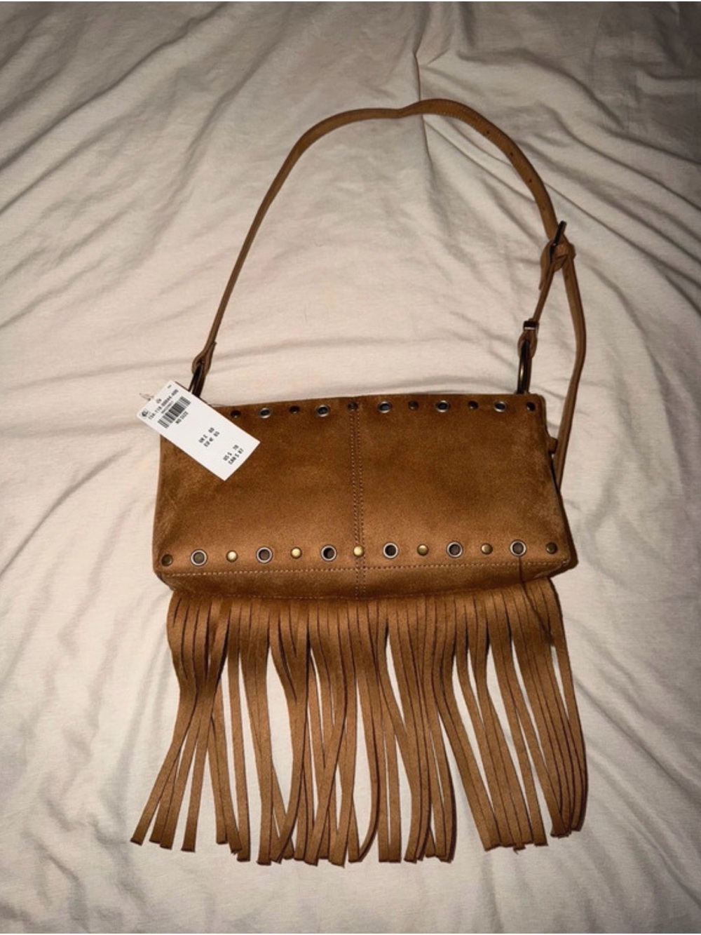 NWT Abercrombie & Fitch Fringe Tassle Bag